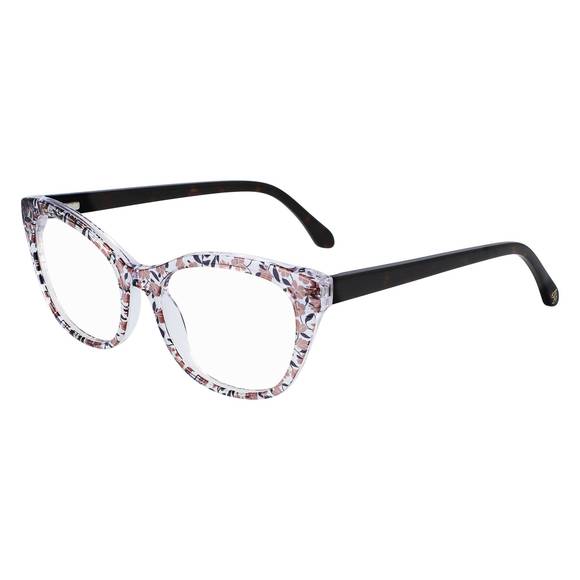 Draper James DJ5014 Eyeglasses 210 Brown Floral 52mm
